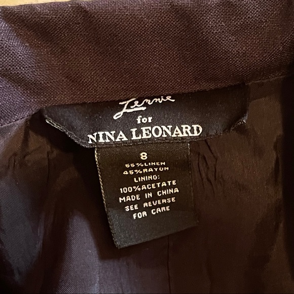 Lemmie for Nina Leonard Button down belted dress - Picture 7 of 10